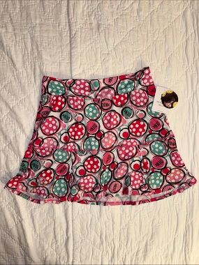 Pickelball Skort in Pink Polka Dot